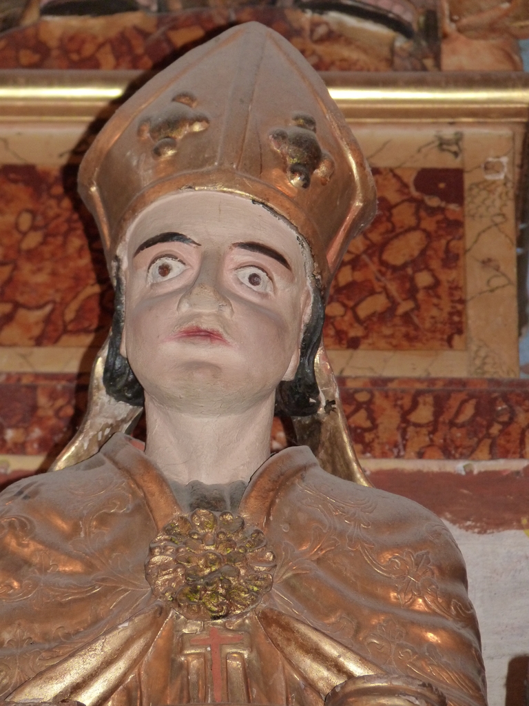 Buste-reliquaire : vue générale.