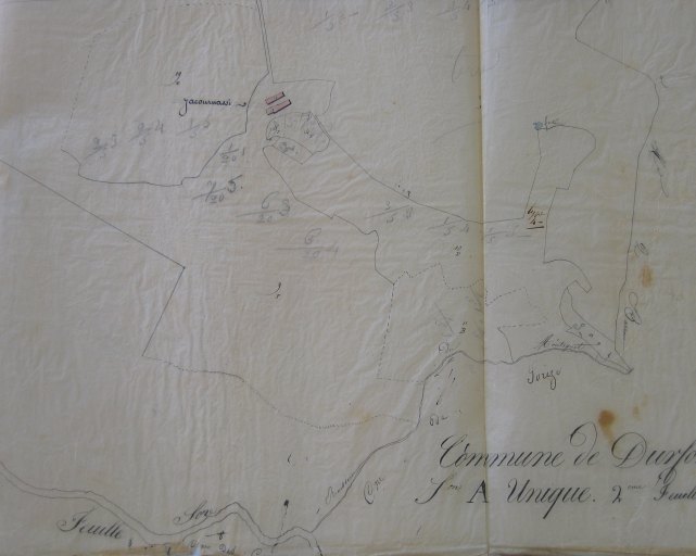 Plan cadastral de 1833.