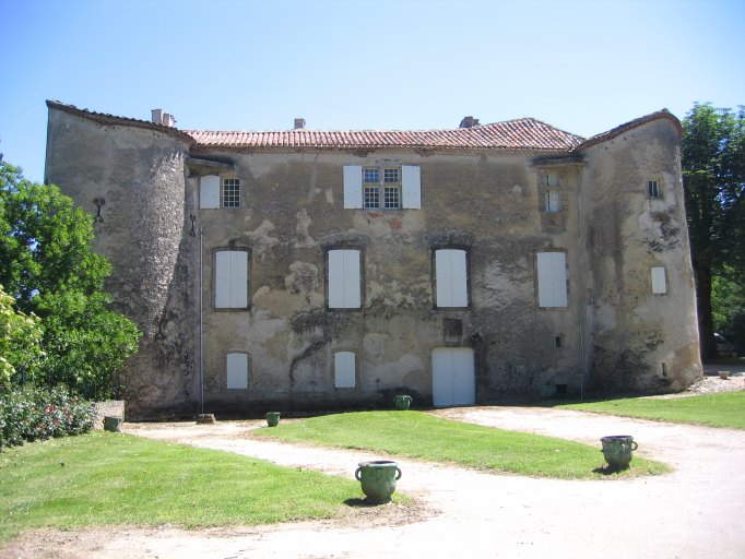 Château, vue de la façade nord.