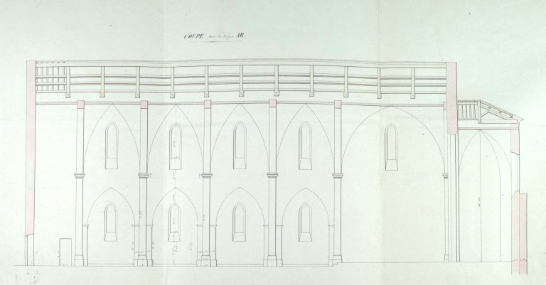 Église devenue par la suite église paroissiale Notre-Dame de la Paix