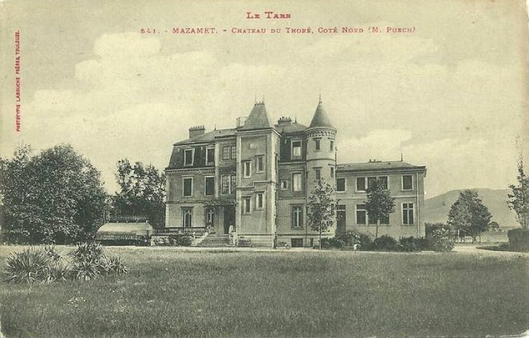 Façade nord, carte postale du début du XXe siècle.