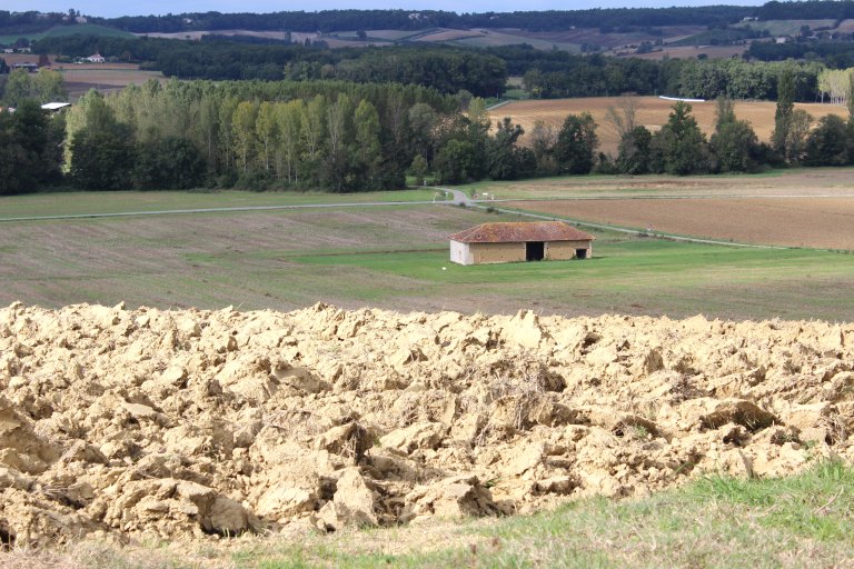 Vue d'ensemble vers Roudet, au nord de la commune.