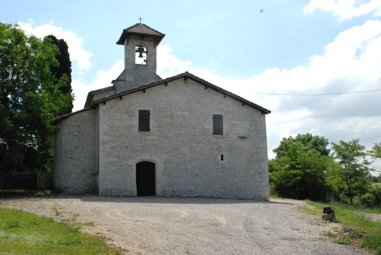 Vue de l'élévation ouest.