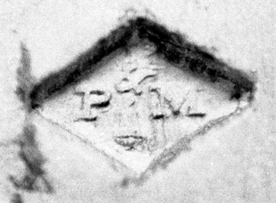 Garantie de Paris, Péguret veuve & Moniet (P.&.M.), symbole : une cloche