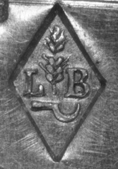 Garantie de Paris, Lépicier veuve & Bouclier (L.B.), symbole : un épi scié par une faucille
