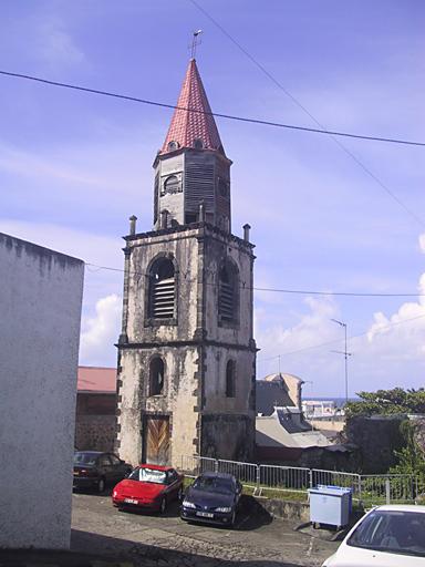 Clocher de la cathédrale Notre-Dame de Guadeloupe anciennement église paroissiale Saint-François