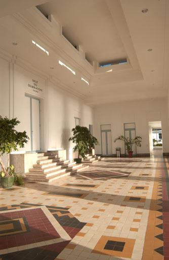 Hall d'entrée de la salle des délibérations