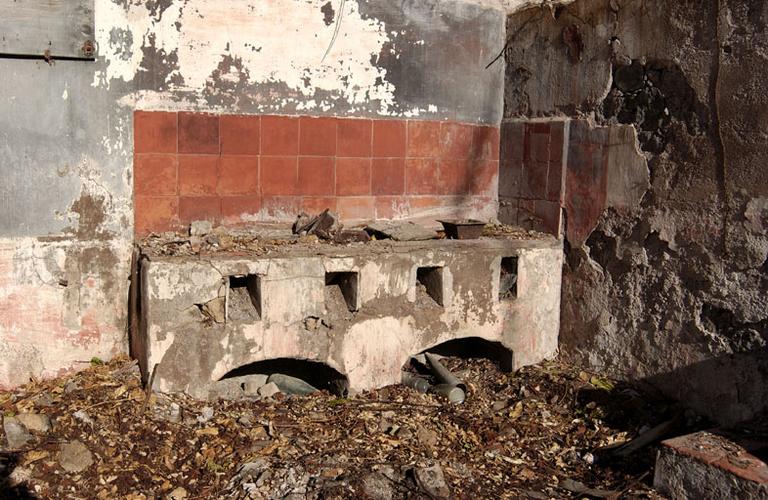 Ruine de la cuisine, potager