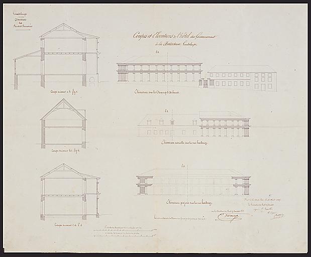 Plans et coupes