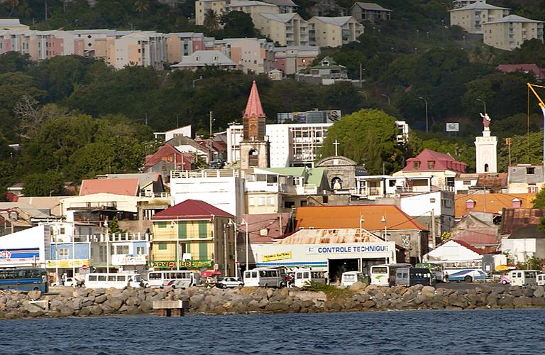 Front de mer au niveau du quartier des Normands