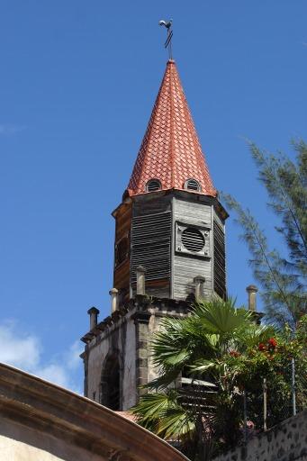 Clocher de la cathédrale Notre-Dame de Guadeloupe anciennement église paroissiale Saint-François