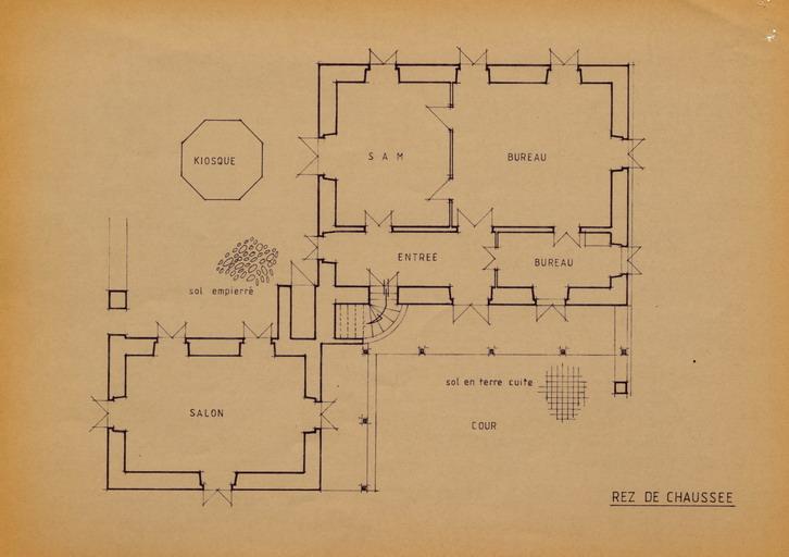 Plan du rez-de-chaussée