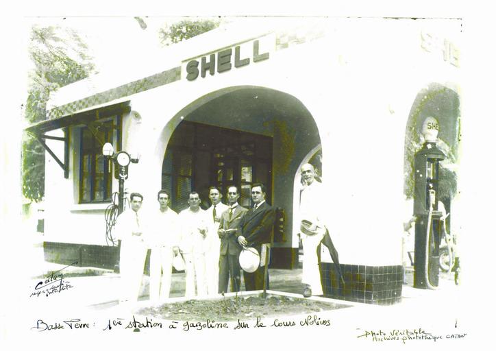 La station-service Shell