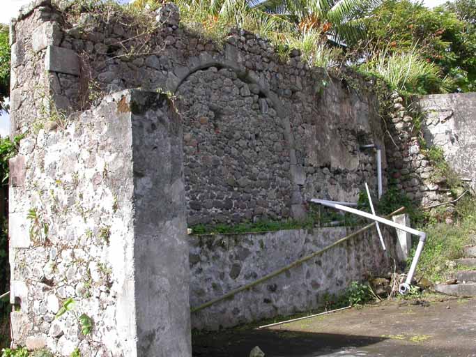 Mur sud. Vue d'ensemble.
