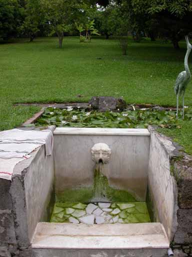 Fontaine. Vue d'ensemble.