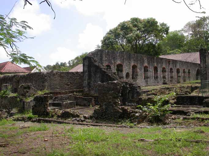 Vue d'ensemble : ruines.