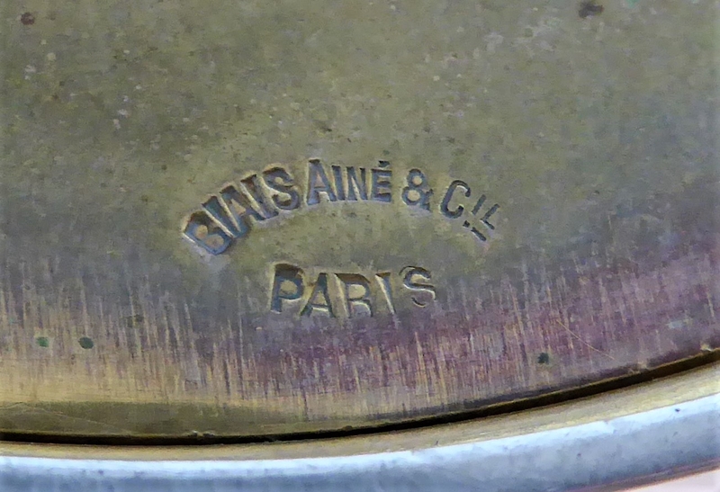 Calice, inscription gravée sous le pied : Biais Aîné & Cie / Paris.