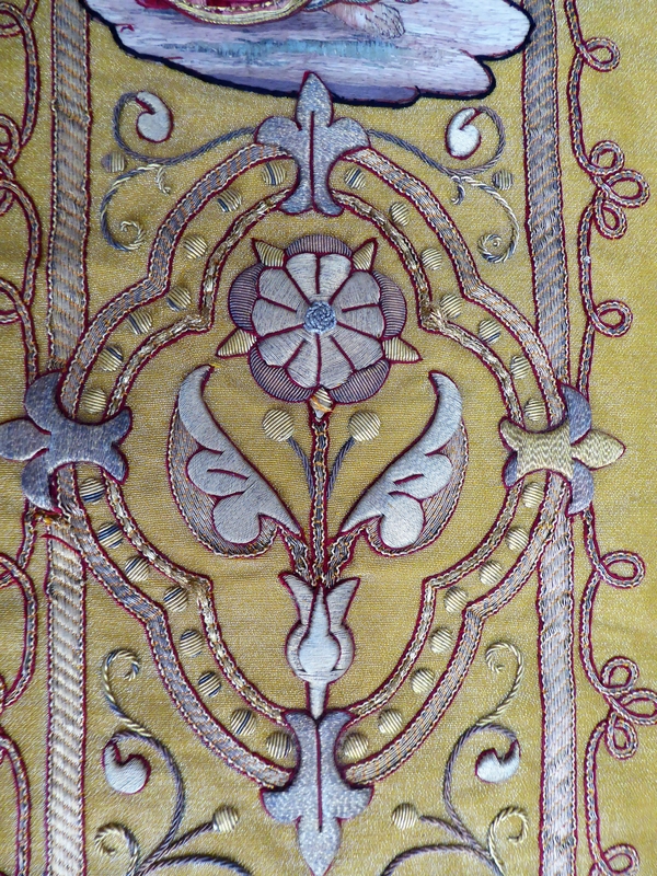 Chasuble, orfroi dorsal : partie inférieure.