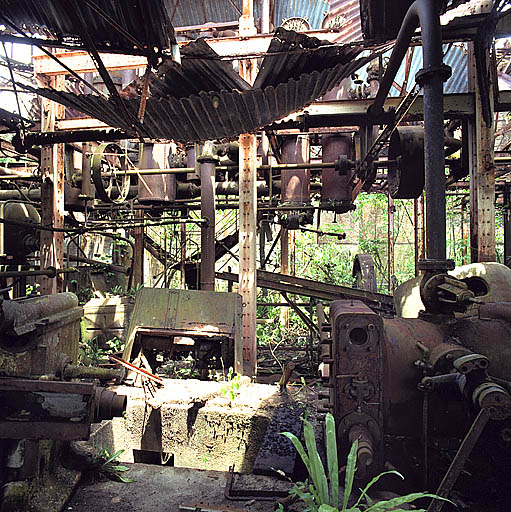 Vue générale de l'intérieur de la sucrerie.