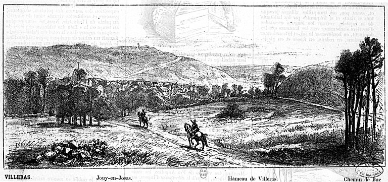 Vue du hameau de Villeras.