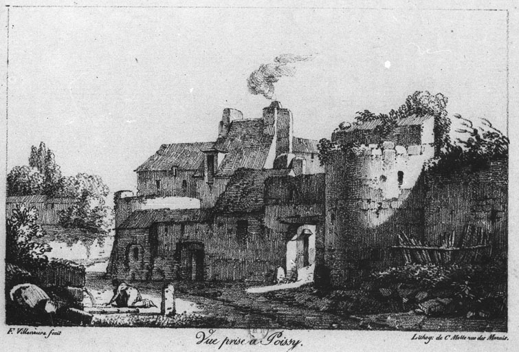 Vue des fortifications et de l'une des portes d'entrée de la ville.