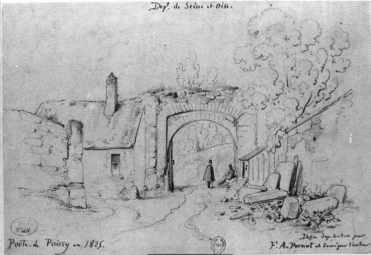 Vue d'une porte.