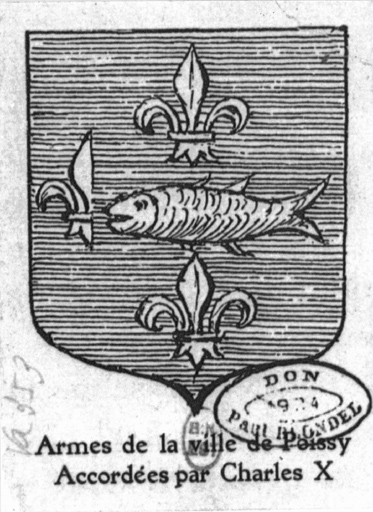 Armoiries de la ville de Poissy.