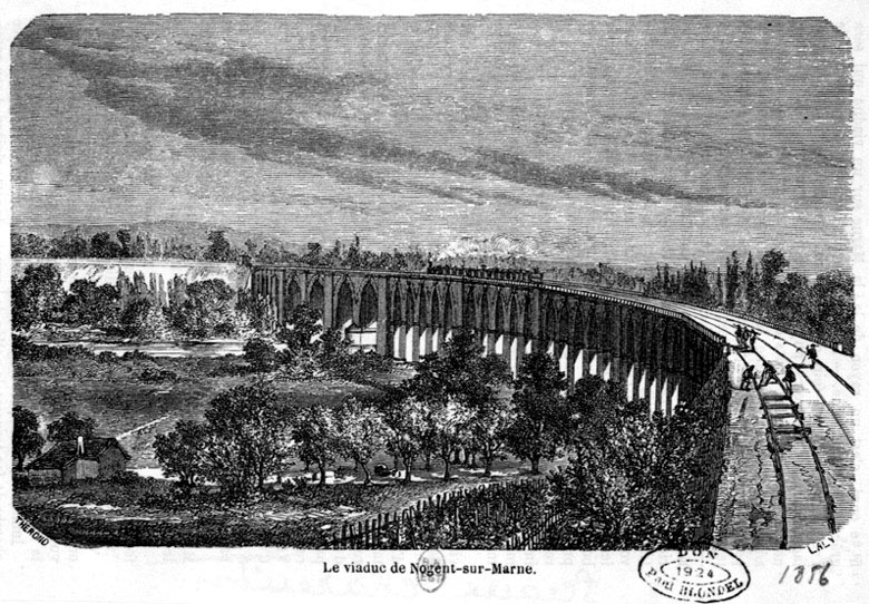 Vue générale prise du Perreux en direction de Champigny.