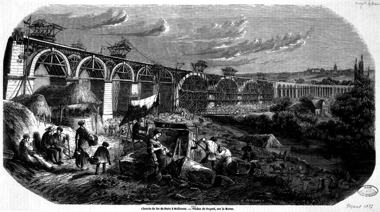 Vue générale, en cours de construction.