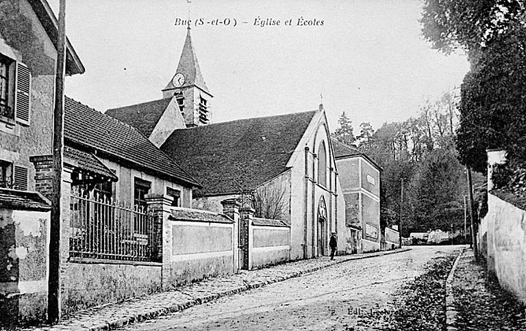 La rue de l'Eglise et des Ecoles.