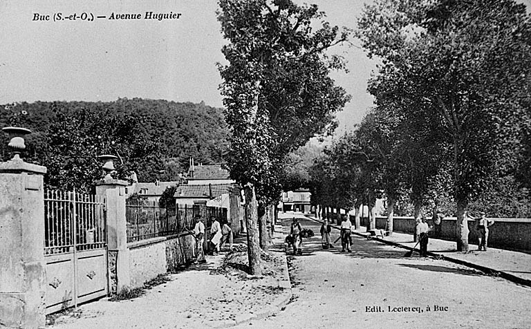 L'avenue Huguier.