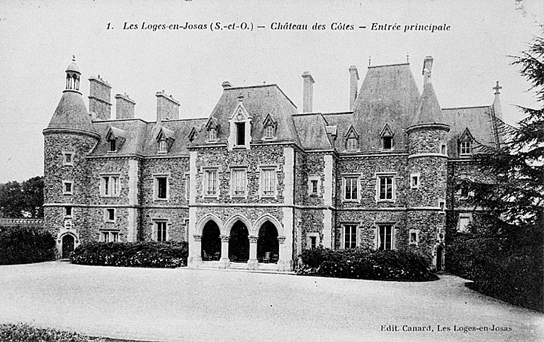 La façade principale.