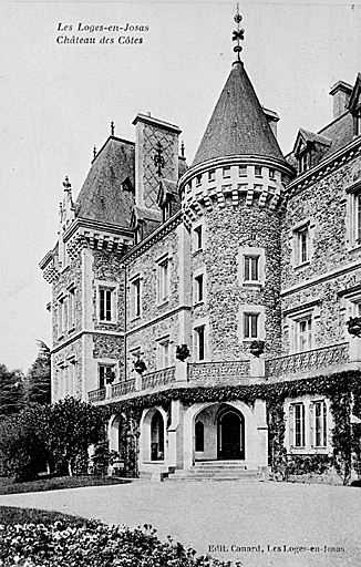 Détail de la façade sur jardin.