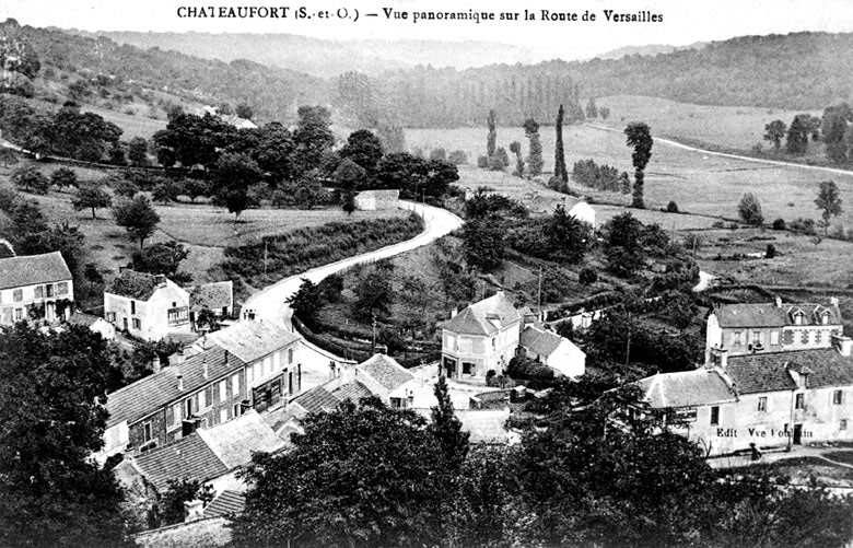 Vue de la Trinité prise de l'ouest.