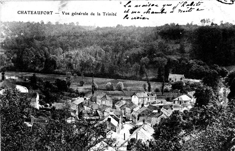 Vue de la Trinité prise du nord-ouest.