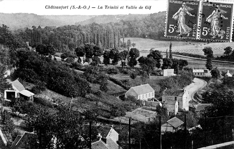 Vue de la Trinité prise vers l'est.