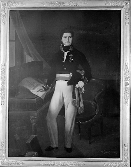 Tableau : portrait de Pierre Bronzac