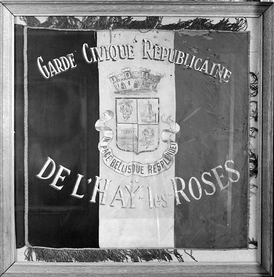 Drapeau de la garde civique républicaine de l'Haÿ-les-Roses