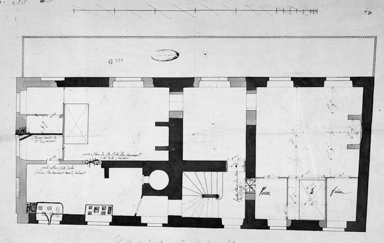 Plan du rez-de-chaussée.