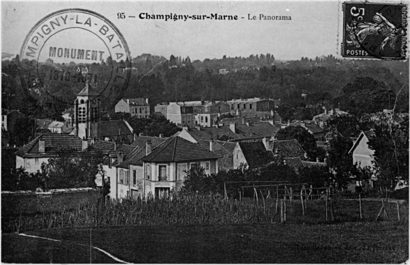 Vue sur le centre, prise du nord-est.