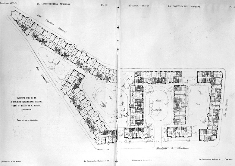 Plan général du rez-de-chaussée.