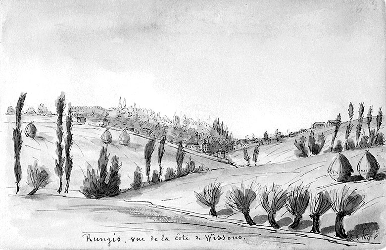 Vue de la côte de Wissous.