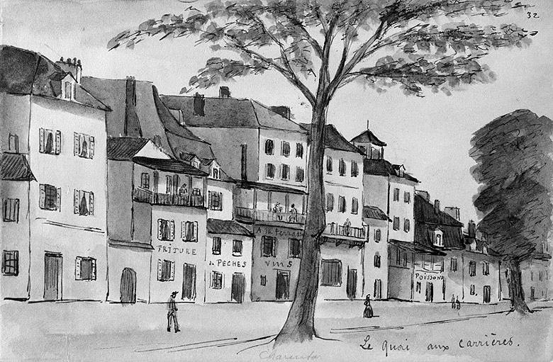 Quai des Carrières (aujourd'hui démoli).