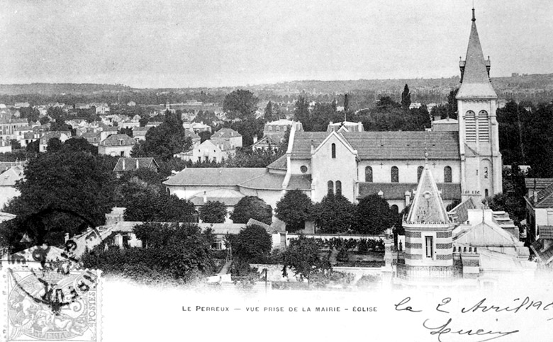 Vue de situation prise du sud.