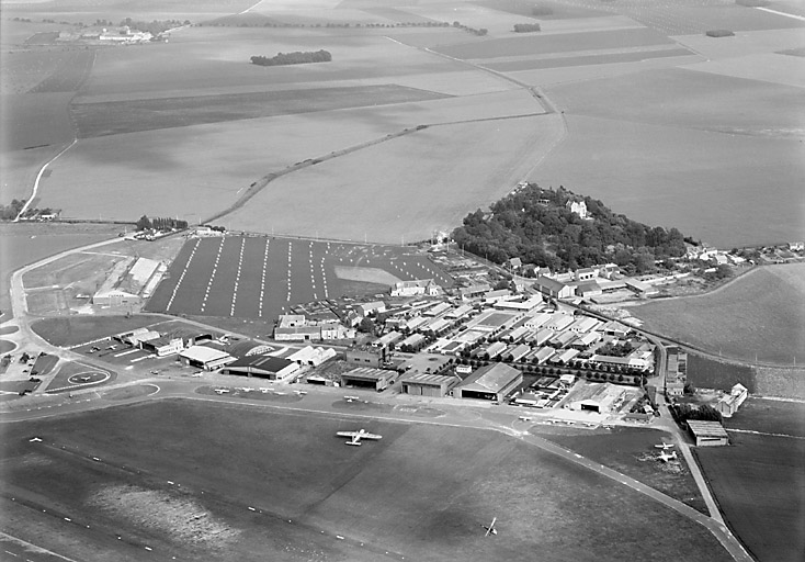 Vue aérienne de Toussus.