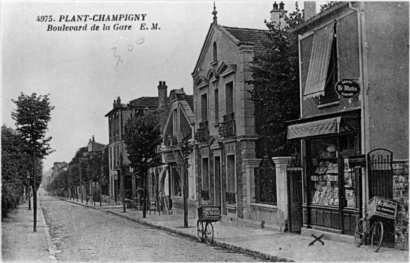 Vue du boulevard de la Gare, aujourd'hui boulevard Gabriel-Péri.