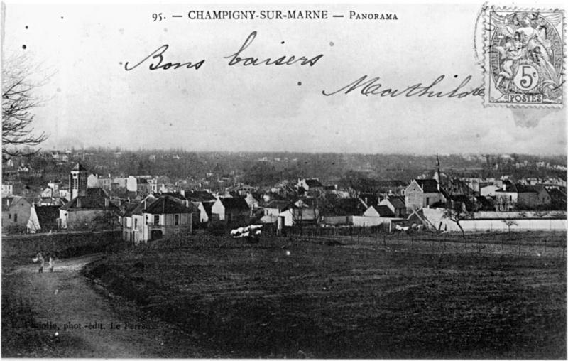 Vue panoramique prise du nord-est.