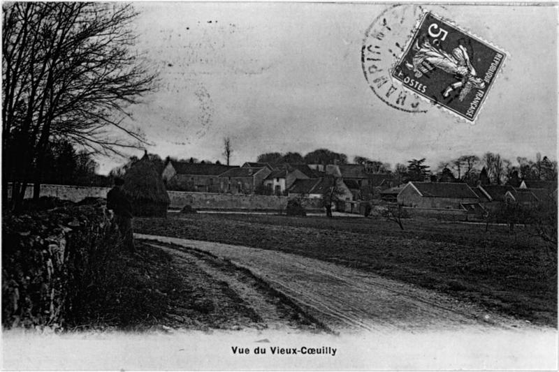 Vue générale du hameau de Coeuilly.
