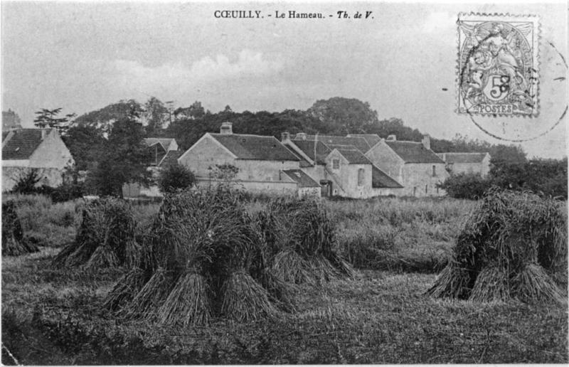 Vue générale du hameau de Coeuilly.