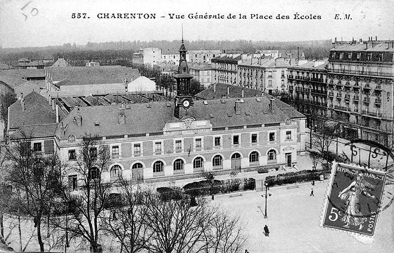 Vue à vol d'oiseau.